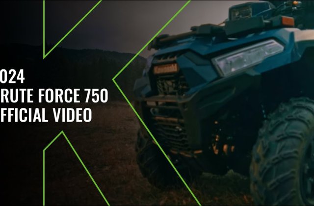 2024 Kawasaki Brute Force 750 | Official Action Video