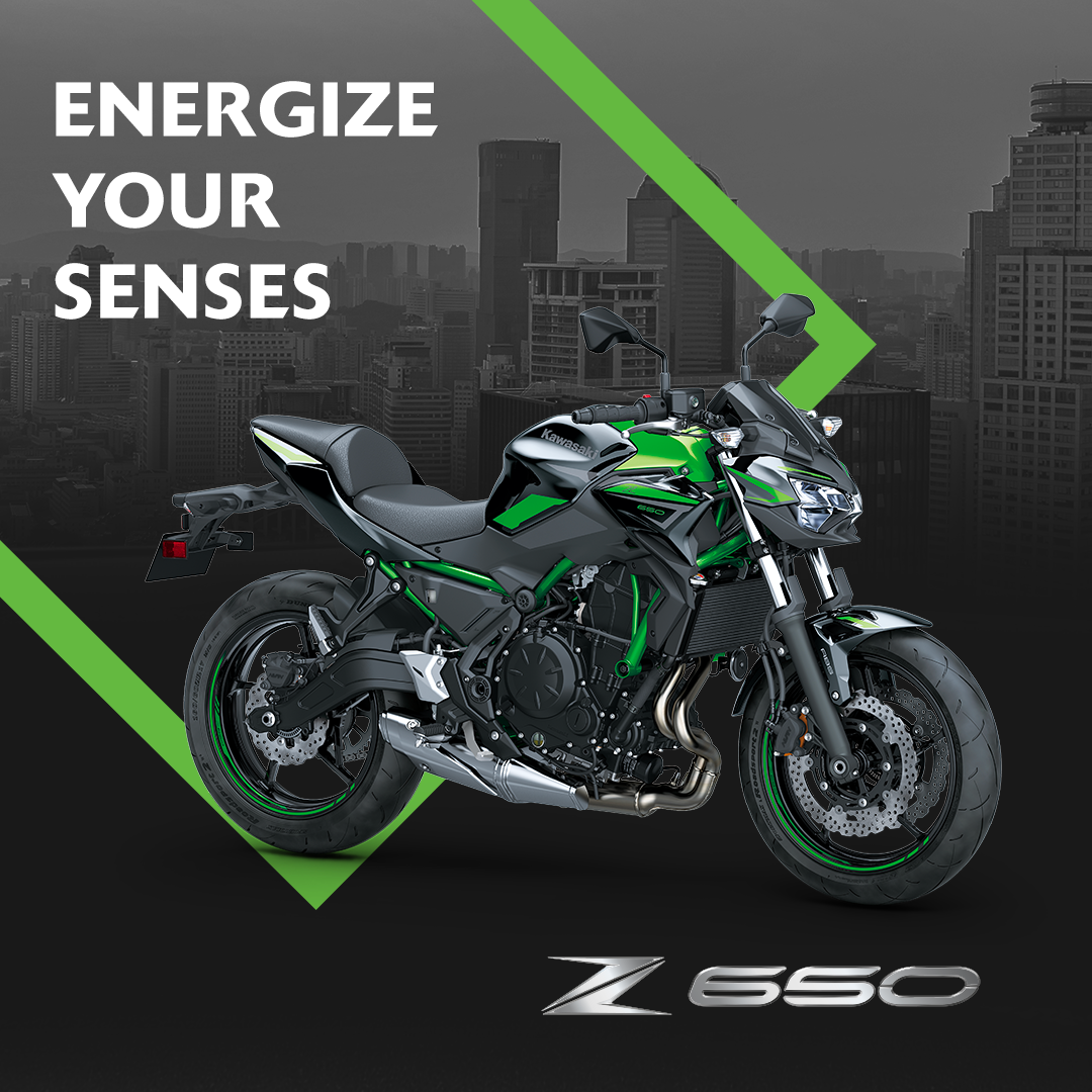Kawasaki Z650 kolorystyka 2022 Zielony